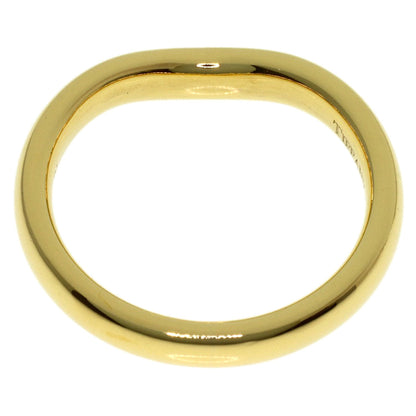 TIFFANY&Co. Curved band Ring K18 Yellow Gold Ladies [Used]