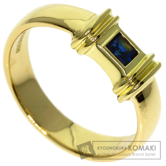 TIFFANY&Co. Stacking sapphire Ring K18 Yellow Gold Ladies [Used]