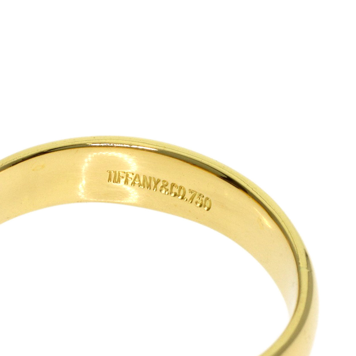 TIFFANY&Co. Stacking sapphire Ring K18 Yellow Gold Ladies [Used]