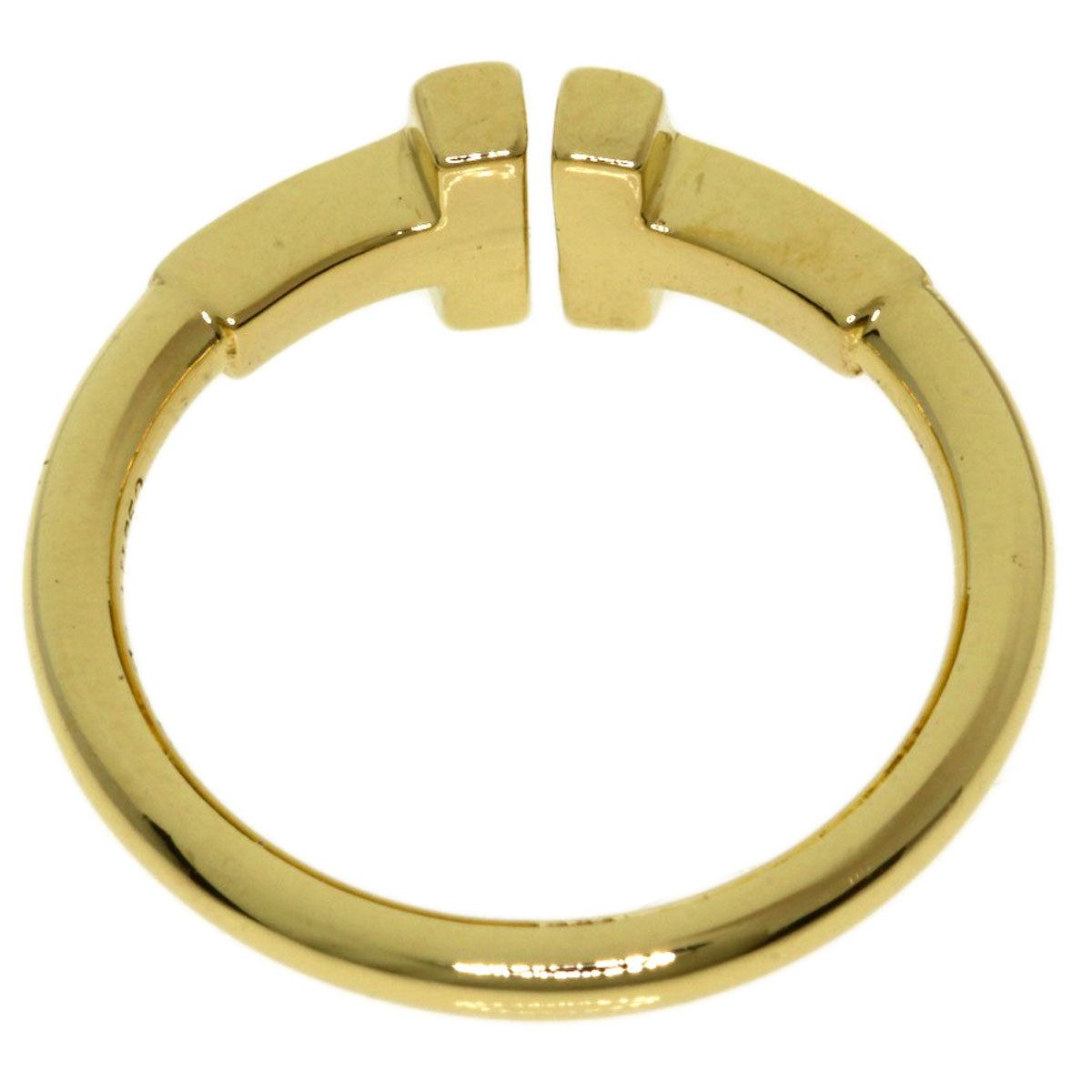 TIFFANY&Co. TWire Ring K18 Yellow Gold Ladies [Used]