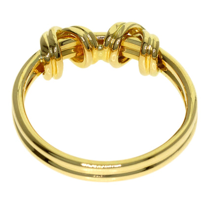 TIFFANY&Co. Double signature Ring K18 Yellow Gold Ladies [Used]