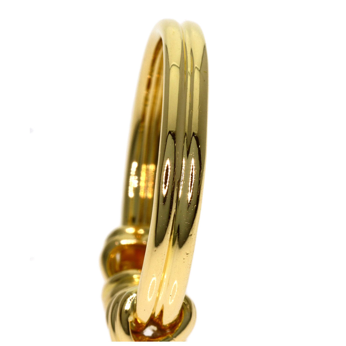 TIFFANY&Co. Double signature Ring K18 Yellow Gold Ladies [Used]