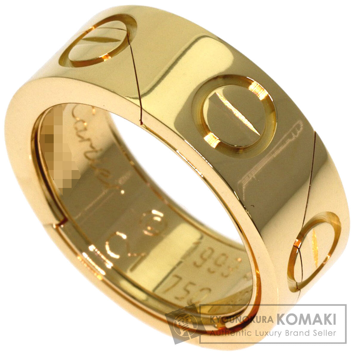 CARTIER Astro Love #49 Ring K18 Yellow Gold Ladies [Used]