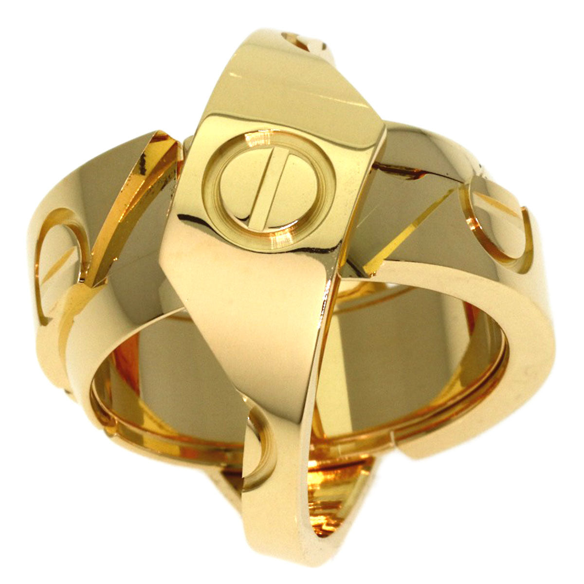 CARTIER Astro Love #49 Ring K18 Yellow Gold Ladies [Used]
