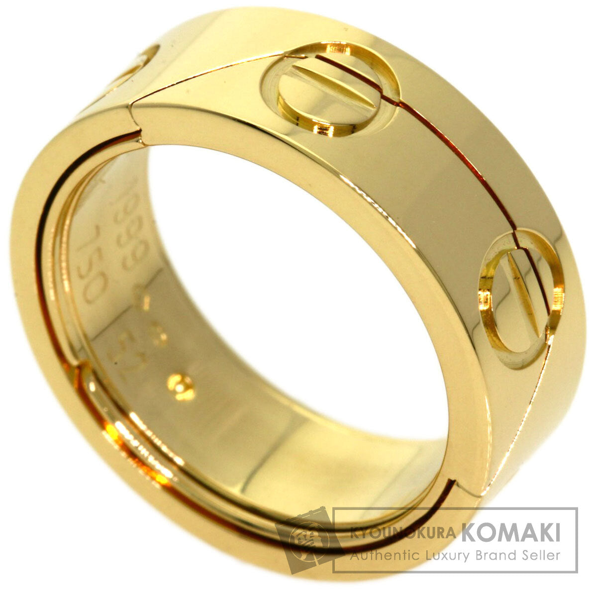 CARTIER Love Ring Astro 1999 Limited Edition #52 Ring K18 Yellow Gold Ladies [Used]
