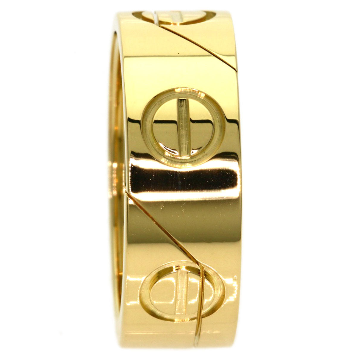 CARTIER Love Ring Astro 1999 Limited Edition #52 Ring K18 Yellow Gold Ladies [Used]