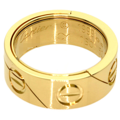 CARTIER Love Ring Astro 1999 Limited Edition #52 Ring K18 Yellow Gold Ladies [Used]
