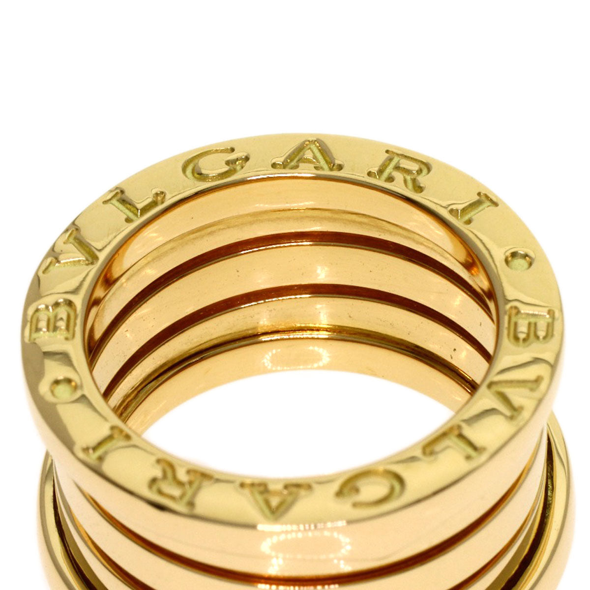 BVLGARI B.zero1 4-band #45 Ring K18 Yellow Gold Ladies [Used]