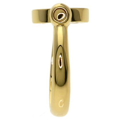 BVLGARI BVLGARI BVLGARI Flip Diamond Ring K18 Yellow Gold Ladies [Used]