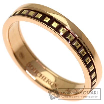 Boucheron Quatre Classic Half # 50 Ring K18 Pink Gold Ladies [Used]