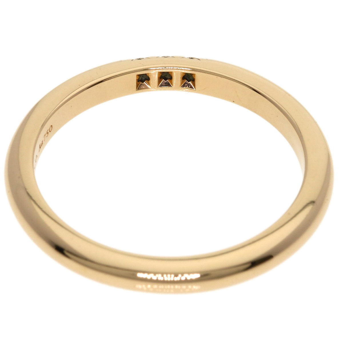 TIFFANY&Co. Forever 3P Diamond Ring K18 Pink Gold Ladies [Used]