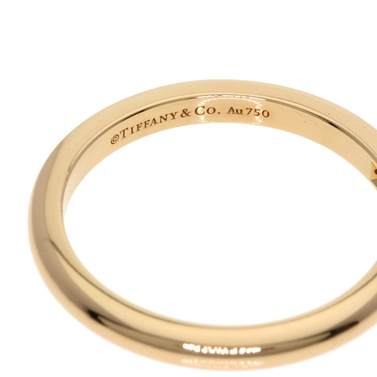 TIFFANY&Co. Forever 3P Diamond Ring K18 Pink Gold Ladies [Used]