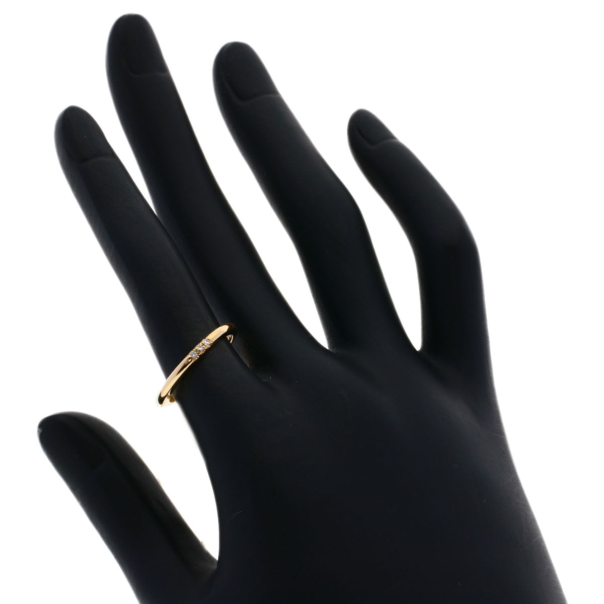 TIFFANY&Co. Forever 3P Diamond Ring K18 Pink Gold Ladies [Used]
