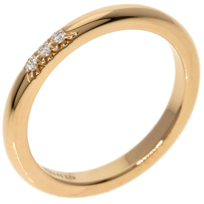 TIFFANY&Co. Forever 3P Diamond Ring K18 Pink Gold Ladies [Used]