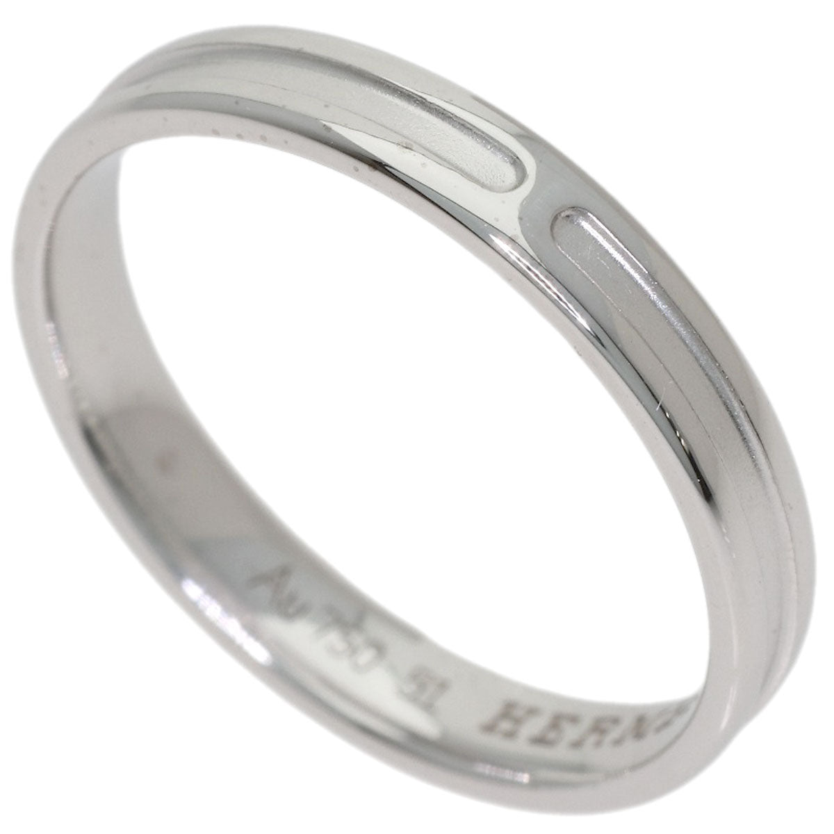 HERMES Empreinte #51 Ring K18 White Gold Ladies [Used]