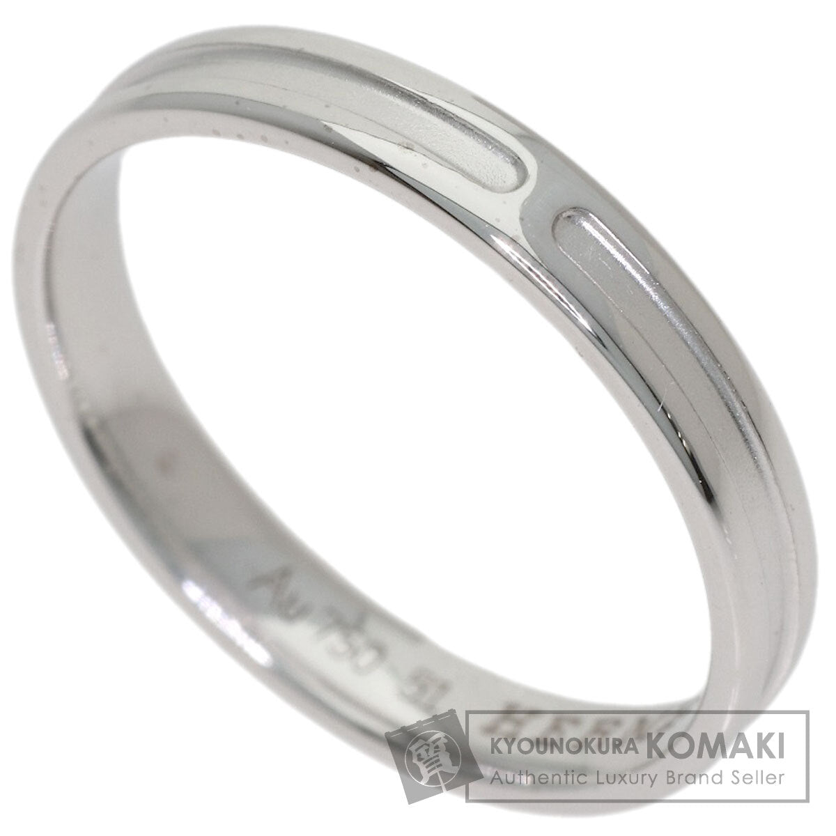 HERMES Empreinte #51 Ring K18 White Gold Ladies [Used]