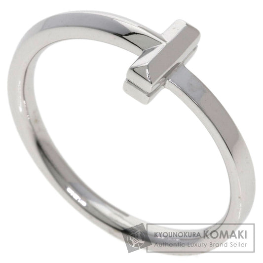 TIFFANY&Co. T One Narrow Ring K18 White Gold Ladies [Used]