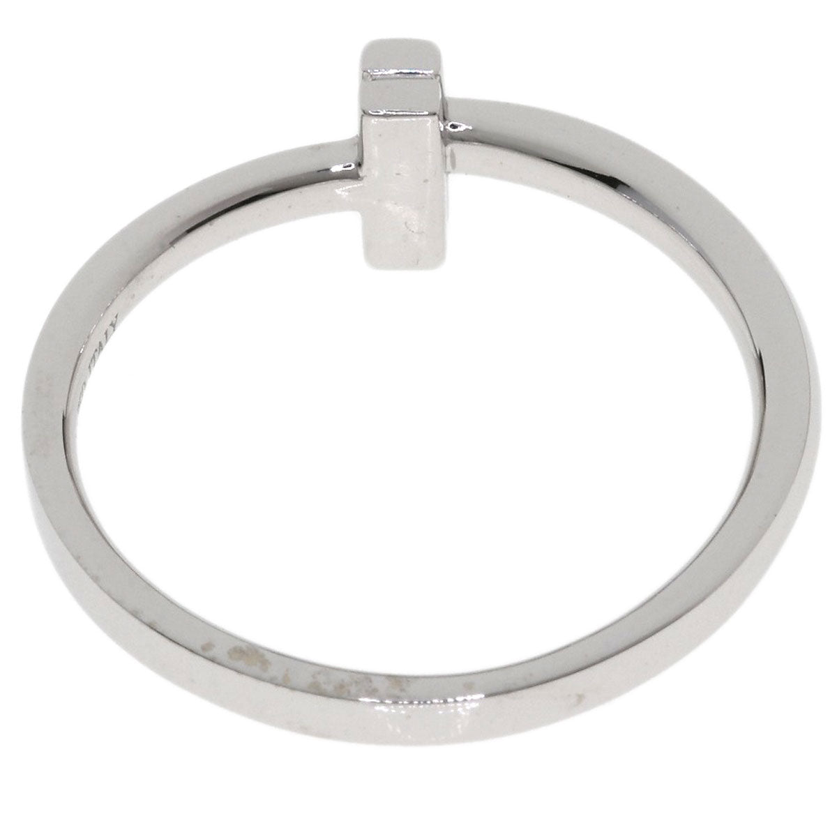 TIFFANY&Co. T One Narrow Ring K18 White Gold Ladies [Used]