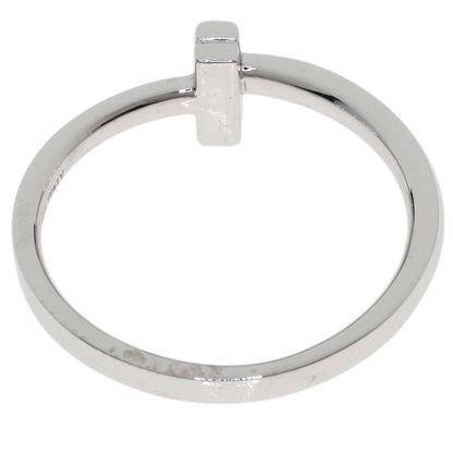 TIFFANY&Co. T One Narrow Ring K18 White Gold Ladies [Used]
