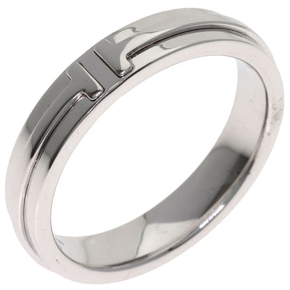 TIFFANY&Co. T narrow Ring K18 White Gold Ladies [Used]