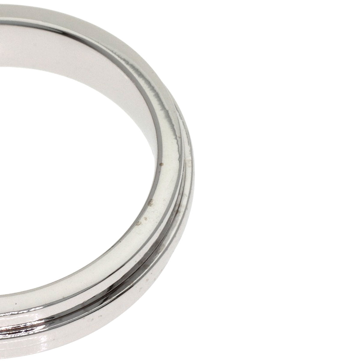 TIFFANY&Co. T narrow Ring K18 White Gold Ladies [Used]