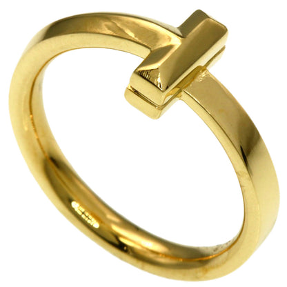 TIFFANY&Co. T One Narrow Ring K18 Yellow Gold Ladies [Used]