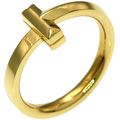 TIFFANY&Co. T One Narrow Ring K18 Yellow Gold Ladies [Used]