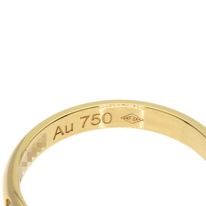 CARTIER Wedding 1P Diamond #48 Ring K18 Yellow Gold Ladies [Used]