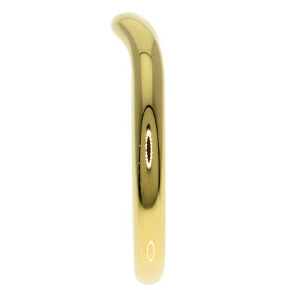 TIFFANY&Co. Curved Band Diamond Ring K18 Yellow Gold Ladies [Used]