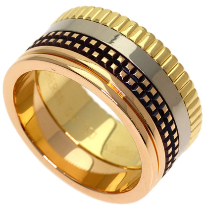 Boucheron Quatre Classic Large #61 Ring K18 Yellow Gold K18 White GoldLadies [Used]