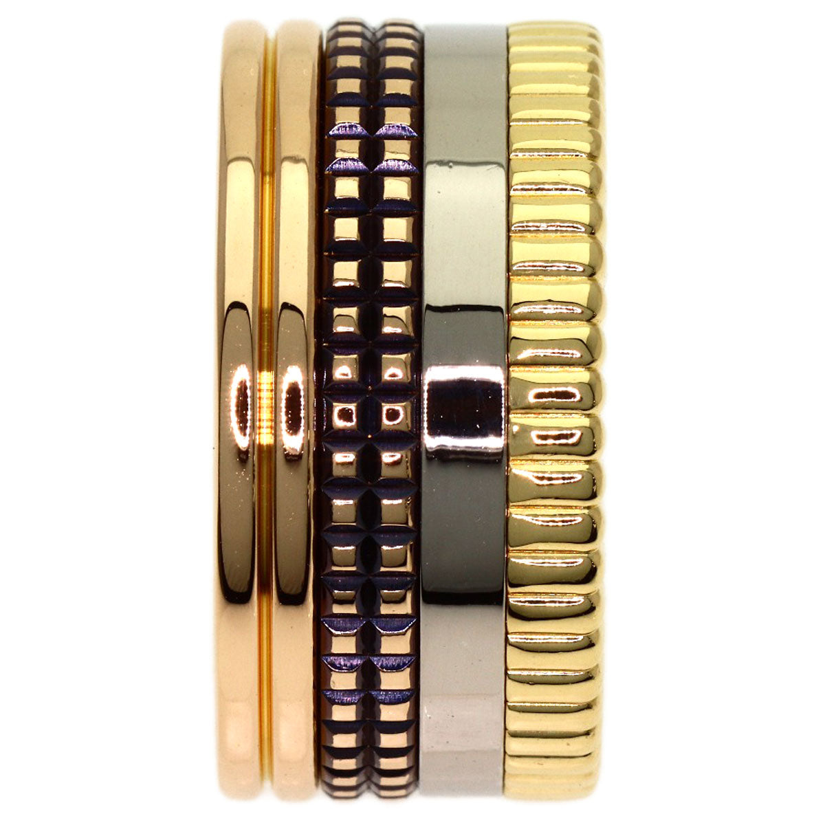 Boucheron Quatre Classic Large #61 Ring K18 Yellow Gold K18 White GoldLadies [Used]