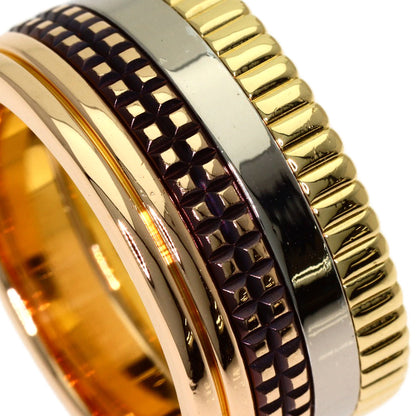 Boucheron Quatre Classic Large #61 Ring K18 Yellow Gold K18 White GoldLadies [Used]