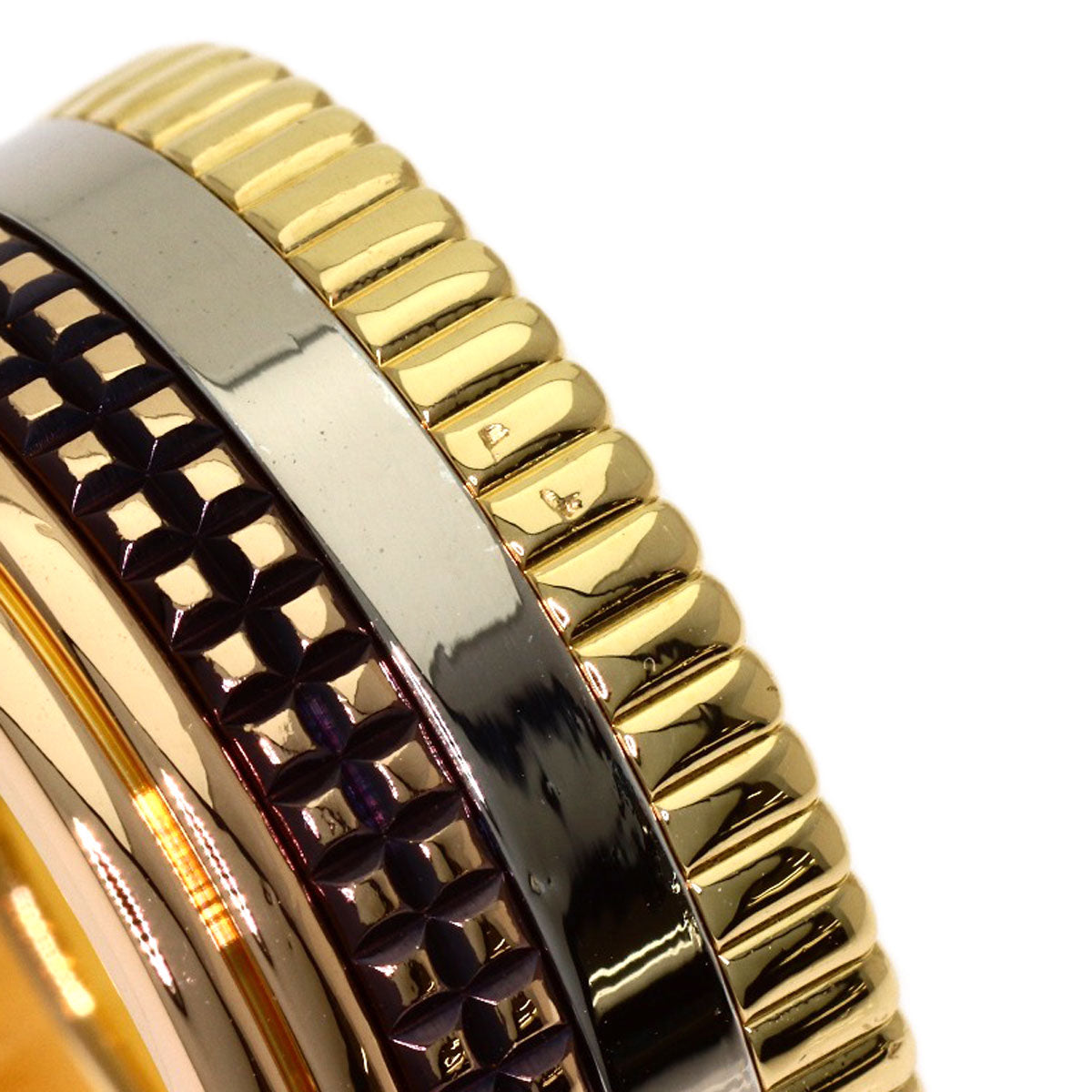 Boucheron Quatre Classic Large #61 Ring K18 Yellow Gold K18 White GoldLadies [Used]