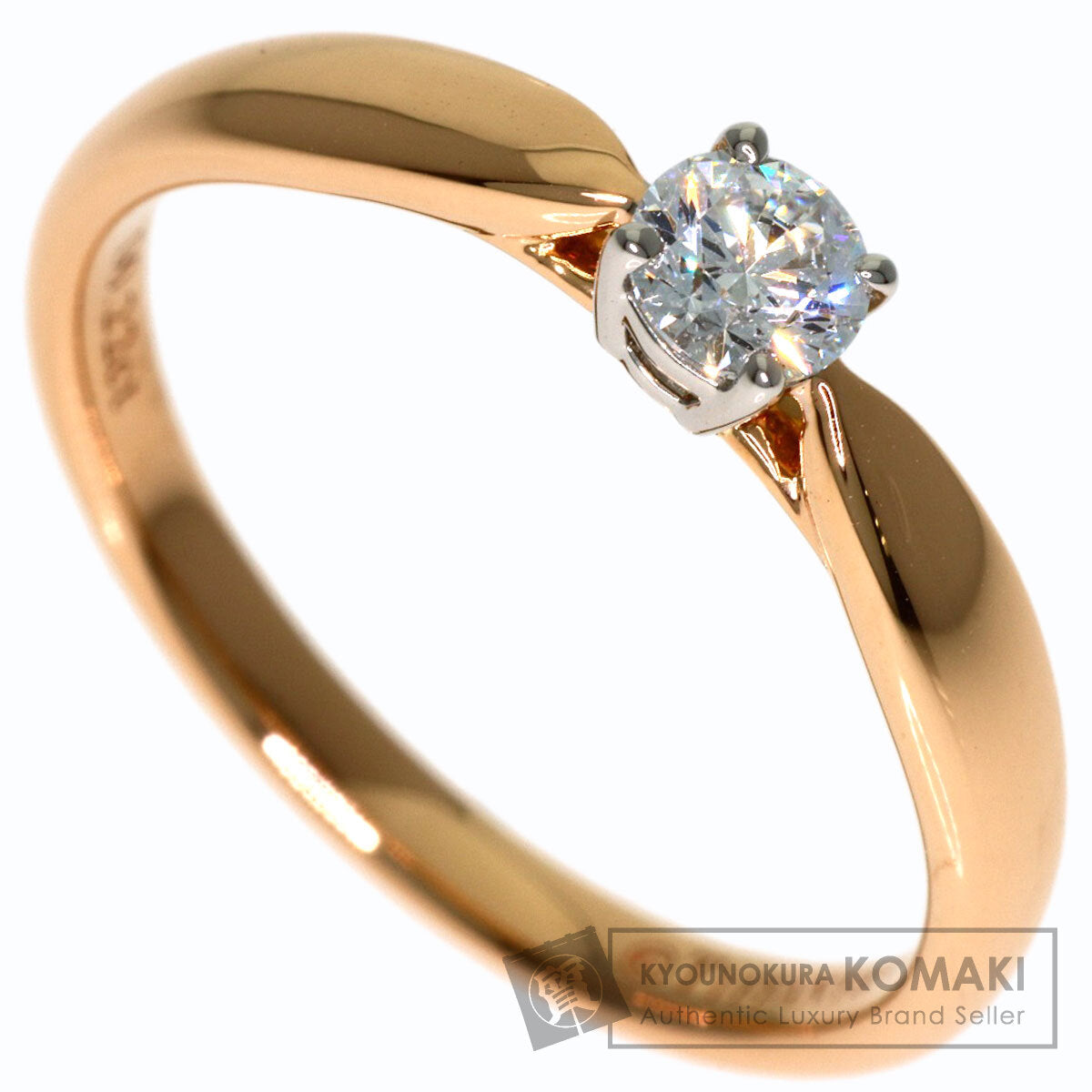 TIFFANY&Co. Harmony Diamond Ring K18 Pink Gold PT950Ladies [Used]