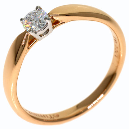 TIFFANY&Co. Harmony Diamond Ring K18 Pink Gold PT950Ladies [Used]