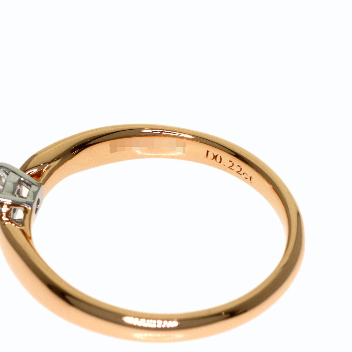 TIFFANY&Co. Harmony Diamond Ring K18 Pink Gold PT950Ladies [Used]