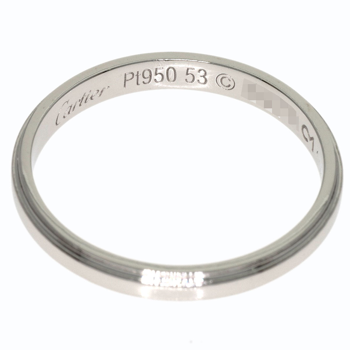 CARTIER Amour #53 Ring Platinum PT950 Ladies [Used]
