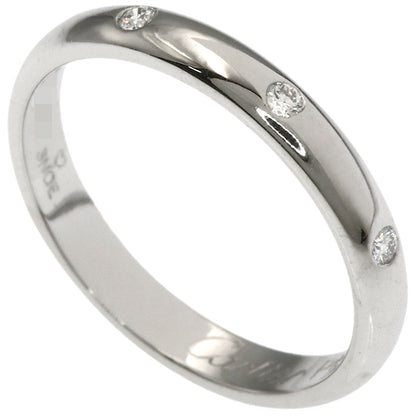 CARTIER Wedding 3P Diamond #48 Ring Platinum PT950 Ladies [Used]