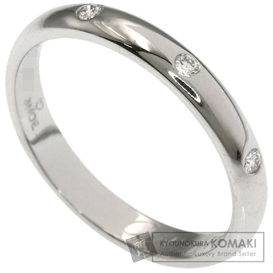 CARTIER Wedding 3P Diamond #48 Ring Platinum PT950 Ladies [Used]