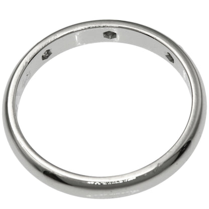 CARTIER Wedding 3P Diamond #48 Ring Platinum PT950 Ladies [Used]