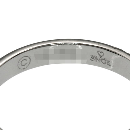 CARTIER Wedding 3P Diamond #48 Ring Platinum PT950 Ladies [Used]