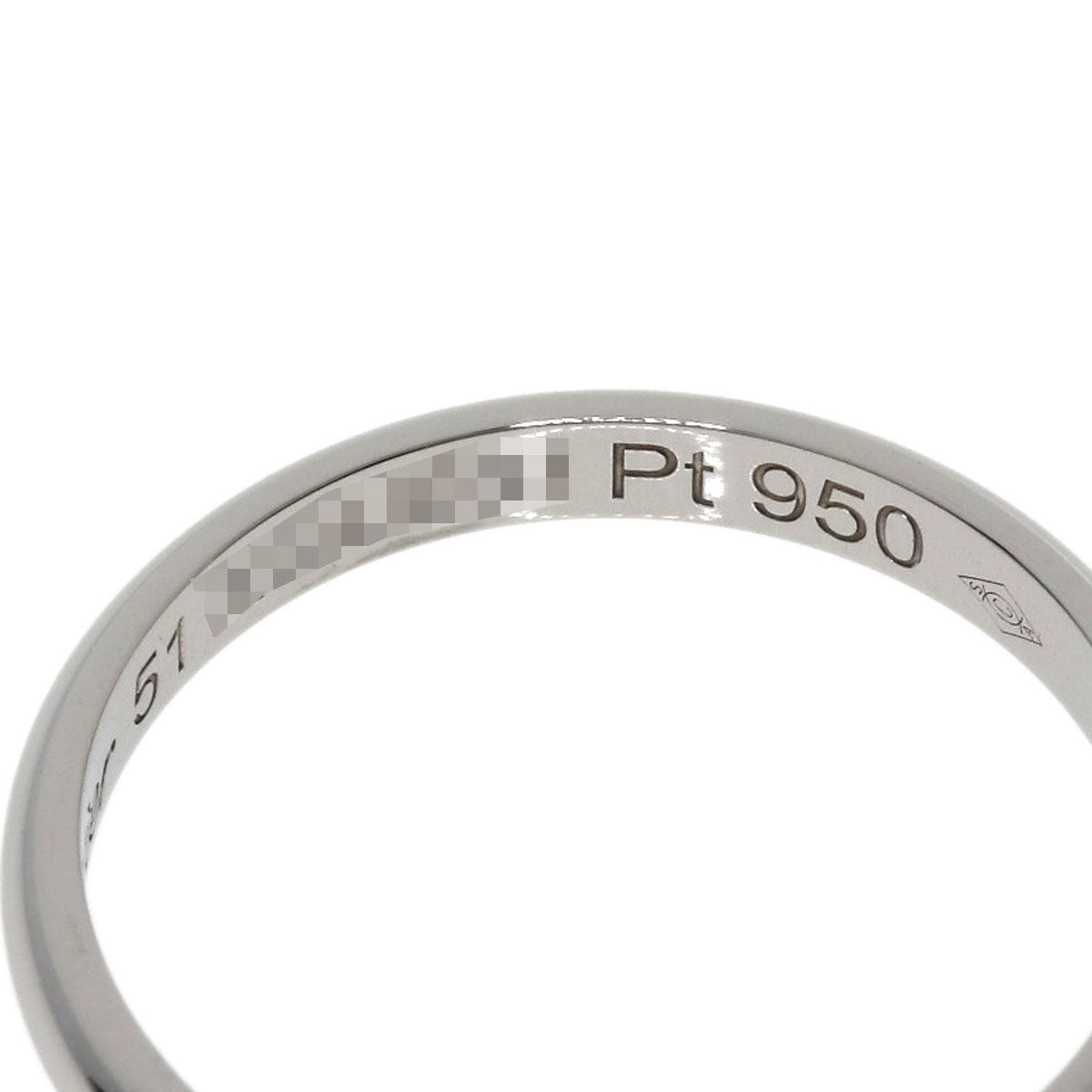 CARTIER Wedding #51 Ring Platinum PT950 Ladies [Used]