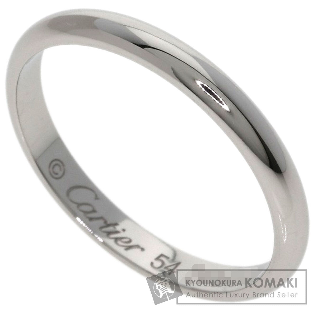 CARTIER Wedding # 54 Ring Platinum PT950 Ladies [Used]