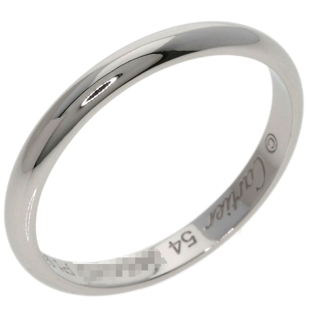 CARTIER Wedding # 54 Ring Platinum PT950 Ladies [Used]