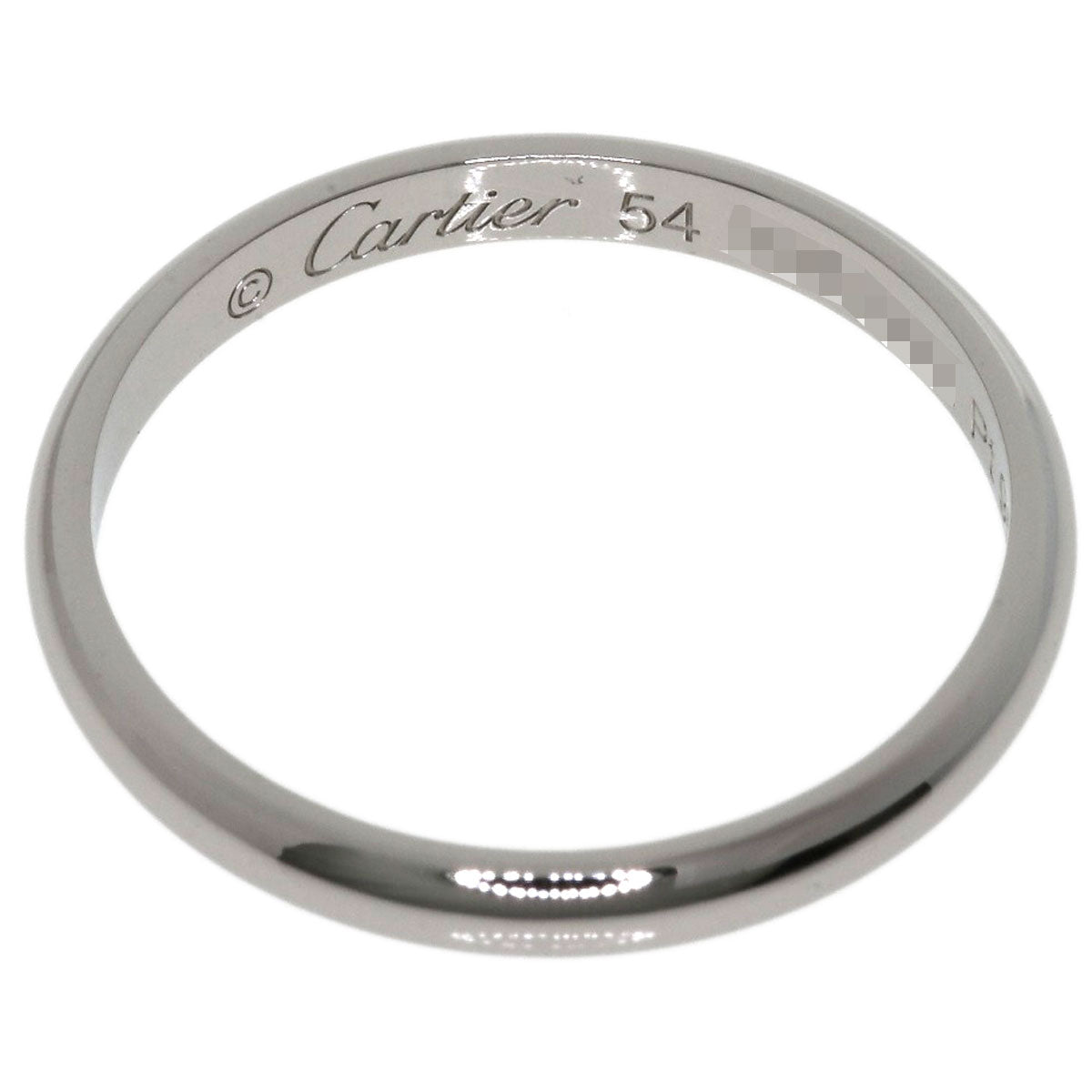 CARTIER Wedding # 54 Ring Platinum PT950 Ladies [Used]