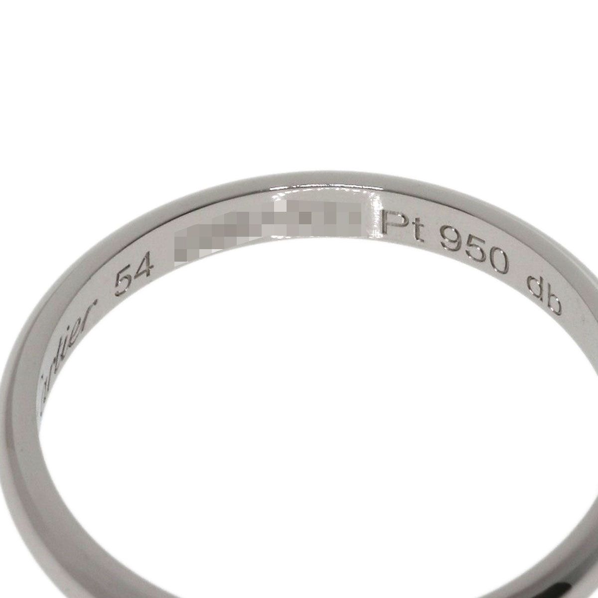 CARTIER Wedding # 54 Ring Platinum PT950 Ladies [Used]