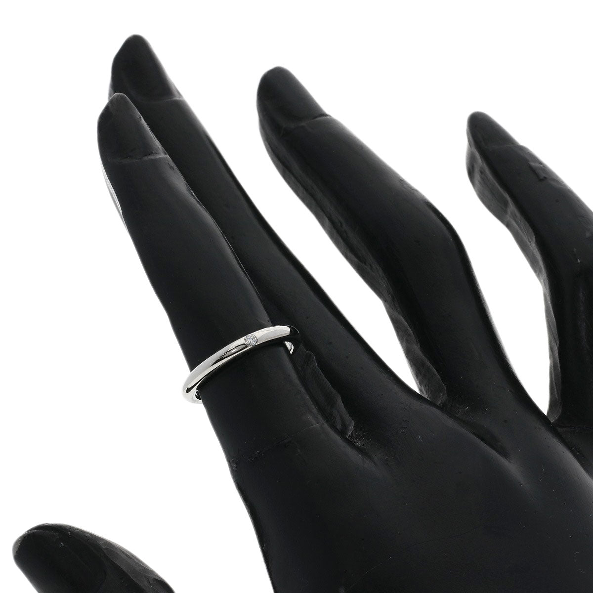 BVLGARI Feddie 1P Diamond #6 Ring Platinum PT950 Ladies [Used]