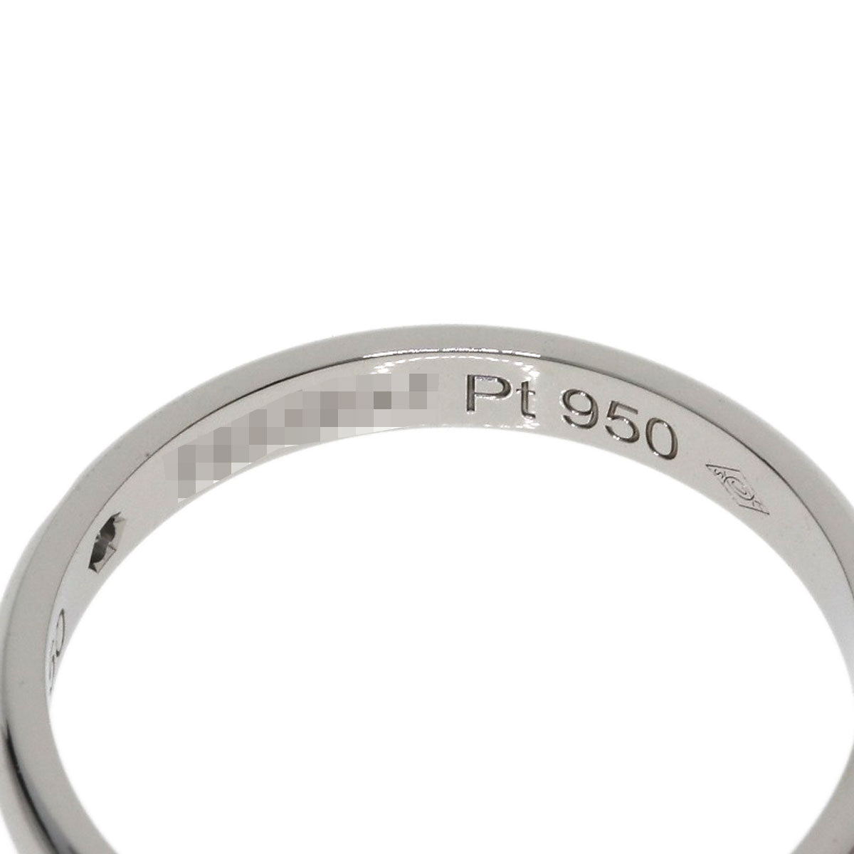 CARTIER Wedding 1P Diamond #50 Ring Platinum PT950 Ladies [Used]