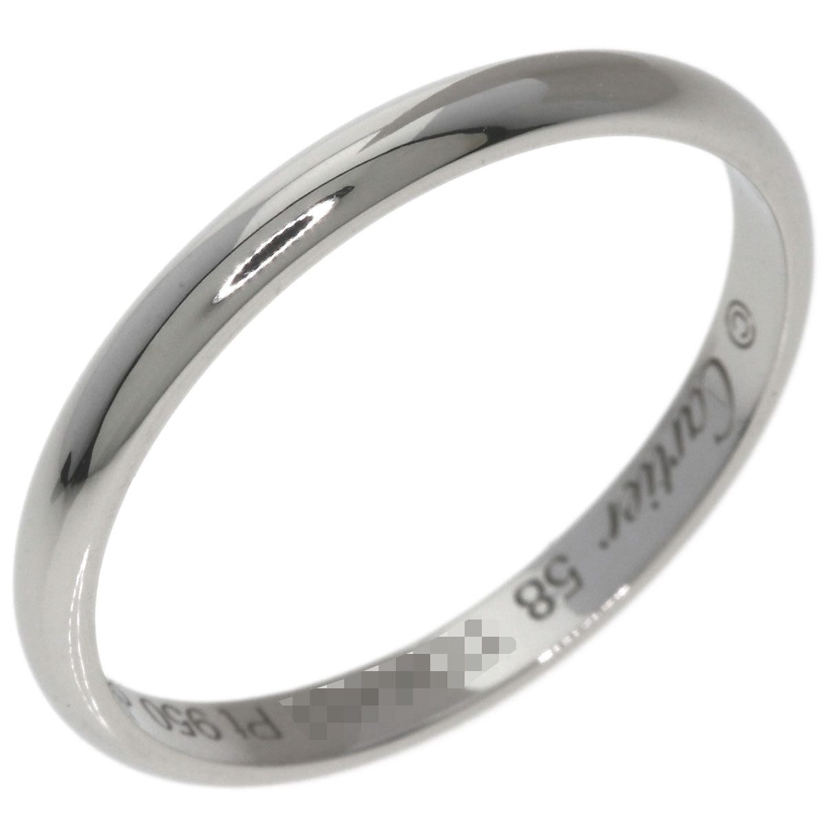 CARTIER Wedding #58 Ring Platinum PT950 Ladies [Used]