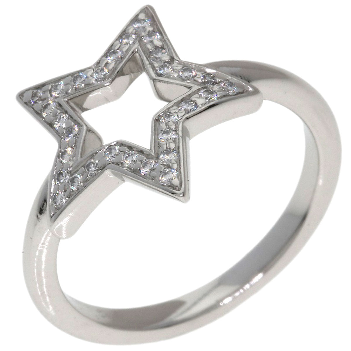 TIFFANY&Co. Star diamond Ring Platinum PT950 Ladies [Used]